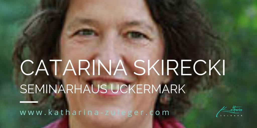 Catarina Skirecki und ihr Seminarhaus in der Uckermark.